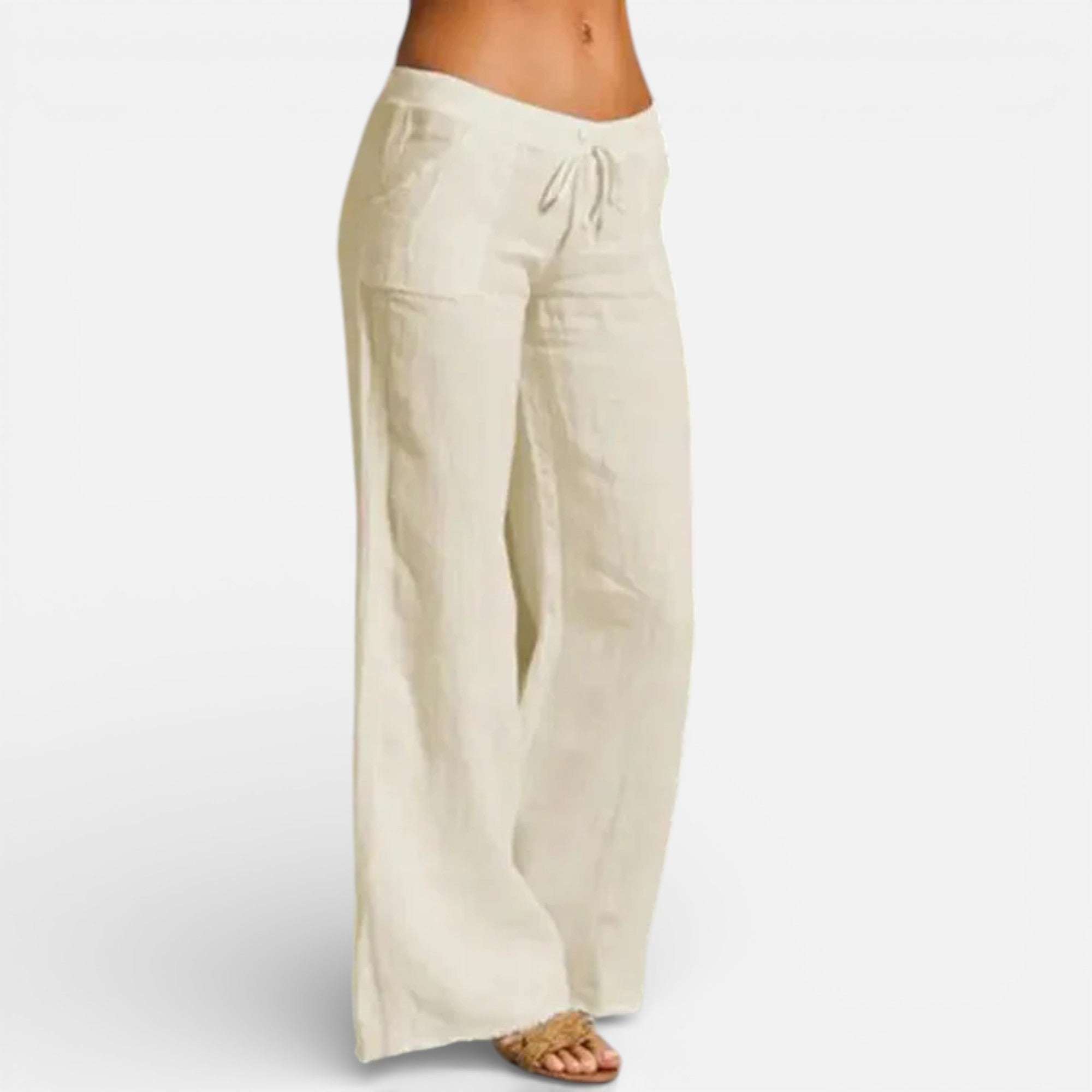 Old Cavendish | Women’s Linen Trousers — Riviera Ease