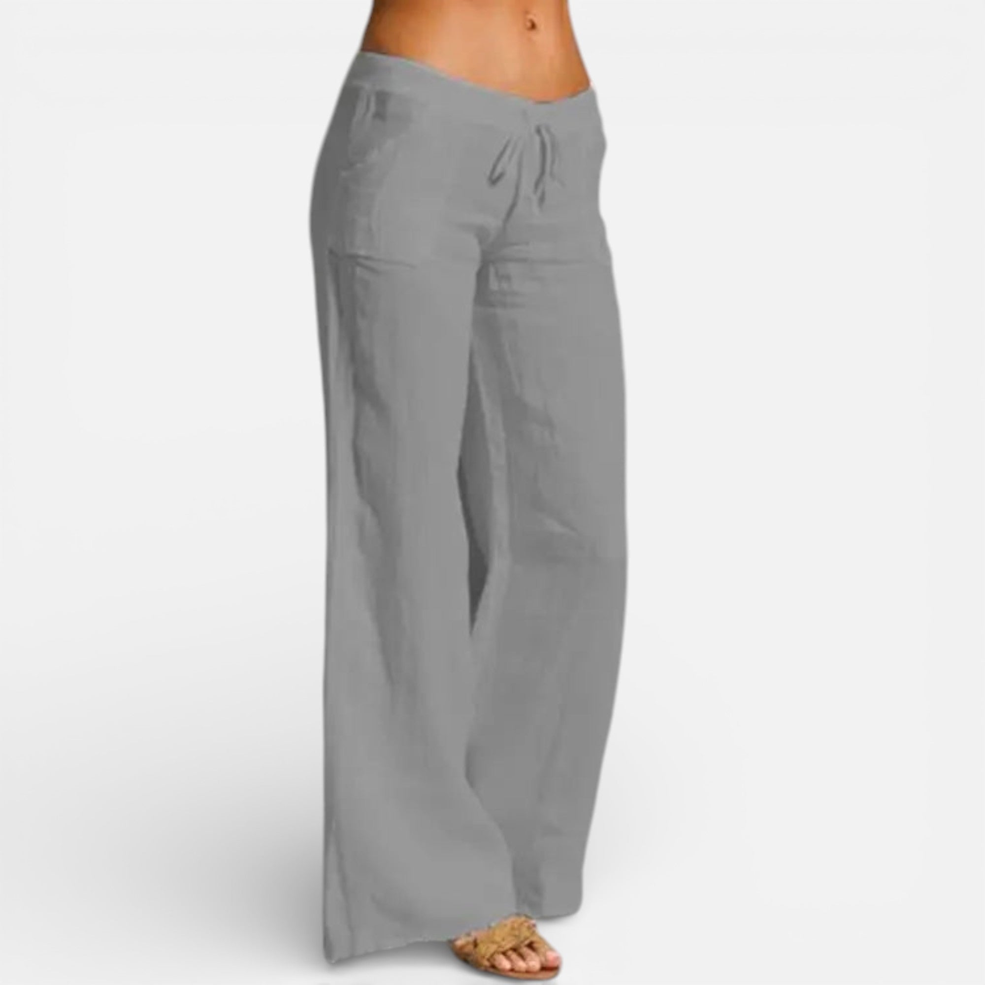 Old Cavendish | Women’s Linen Trousers — Riviera Ease