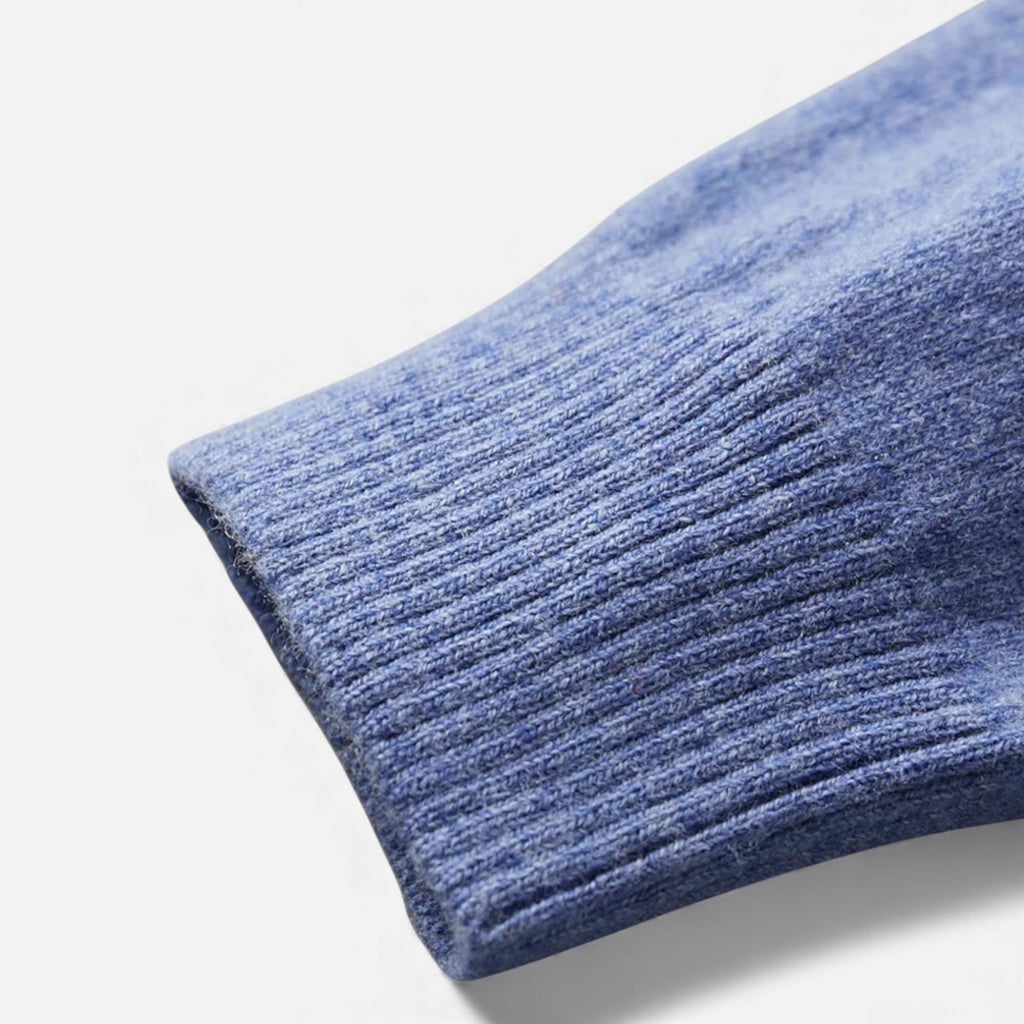 Old Cavendish | Men’s Merino Polo Sweater — Ivy League Knit