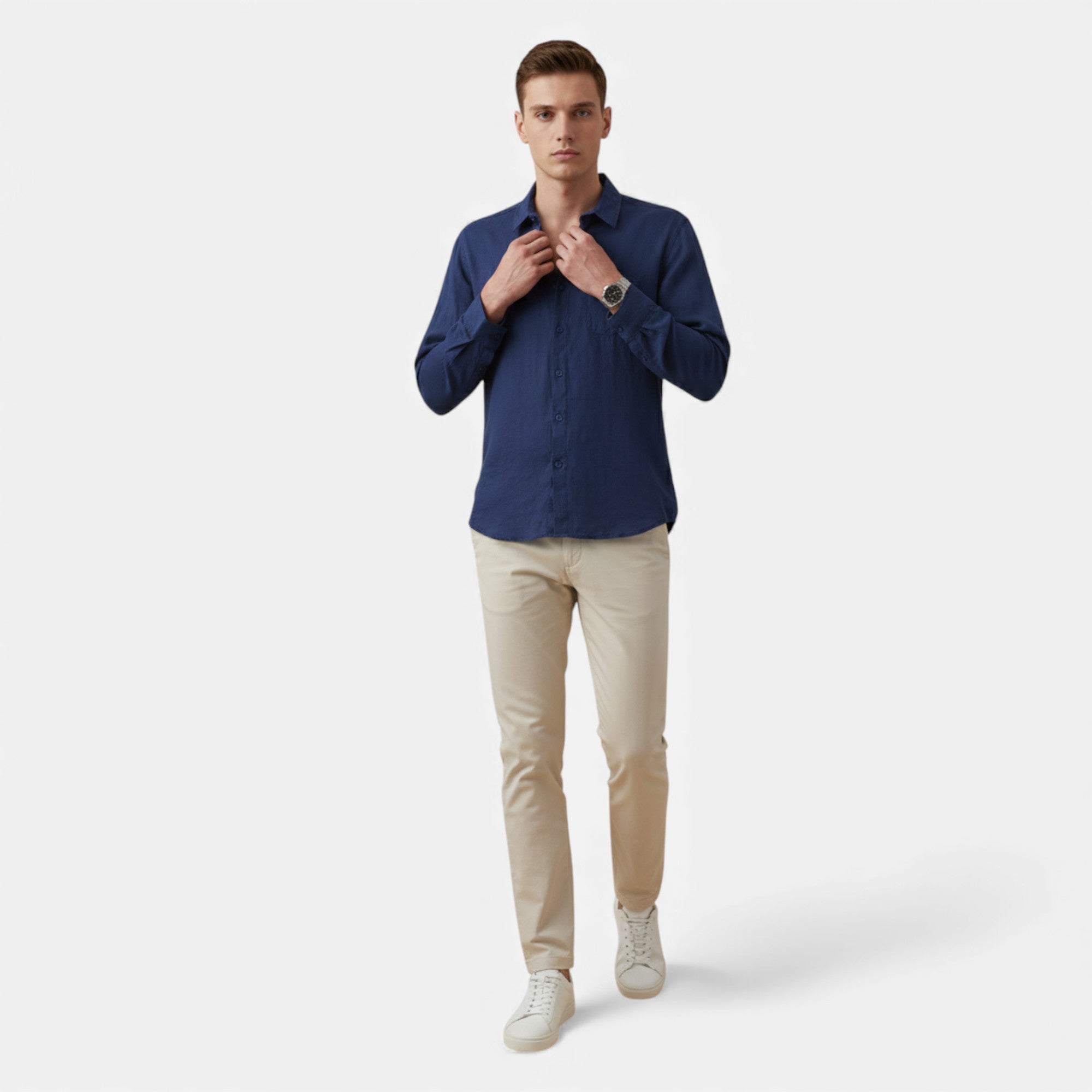 Old Cavendish | Men’s Linen Riviera Shirt