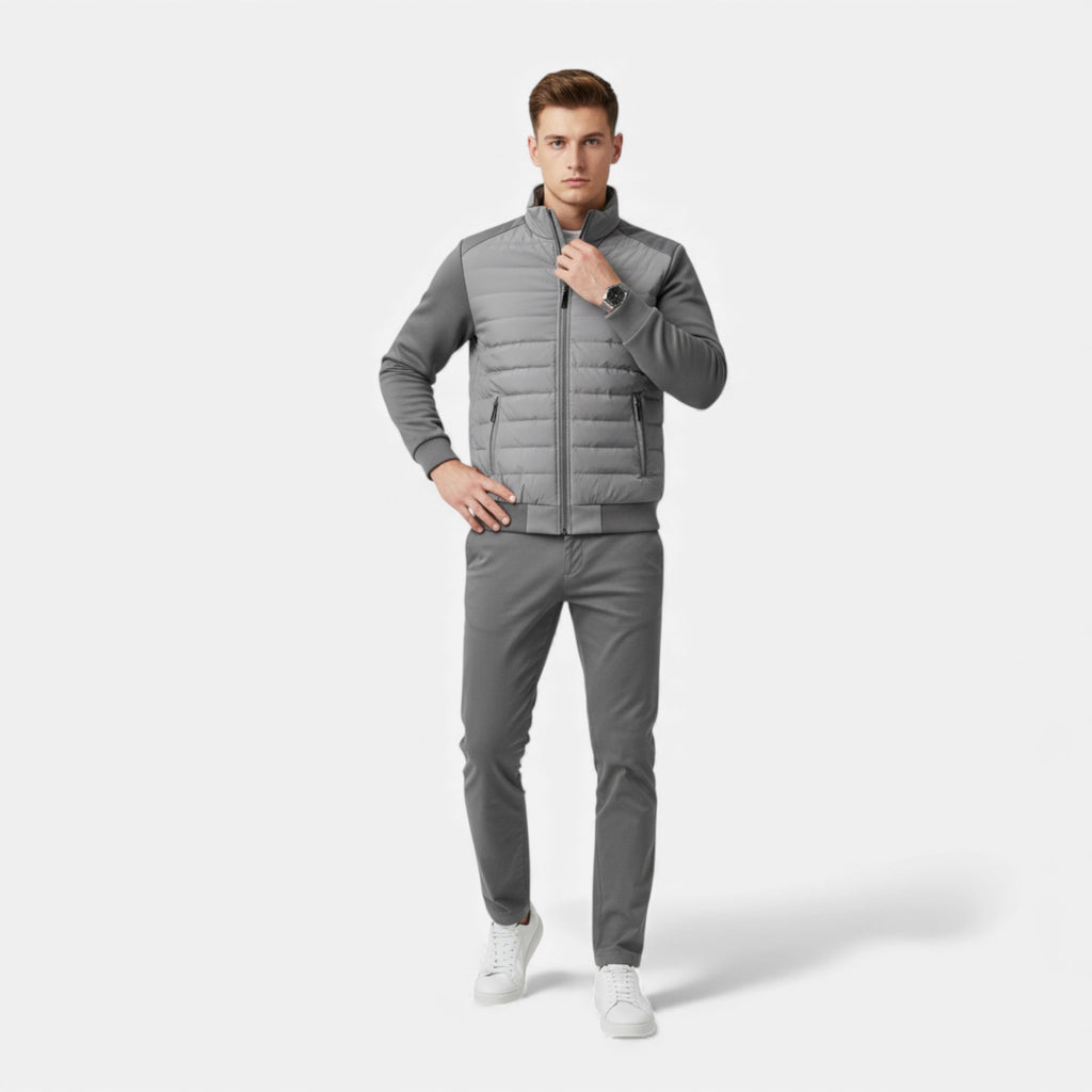 Old Cavendish | Men’s Hooded Quilted Down Jacket