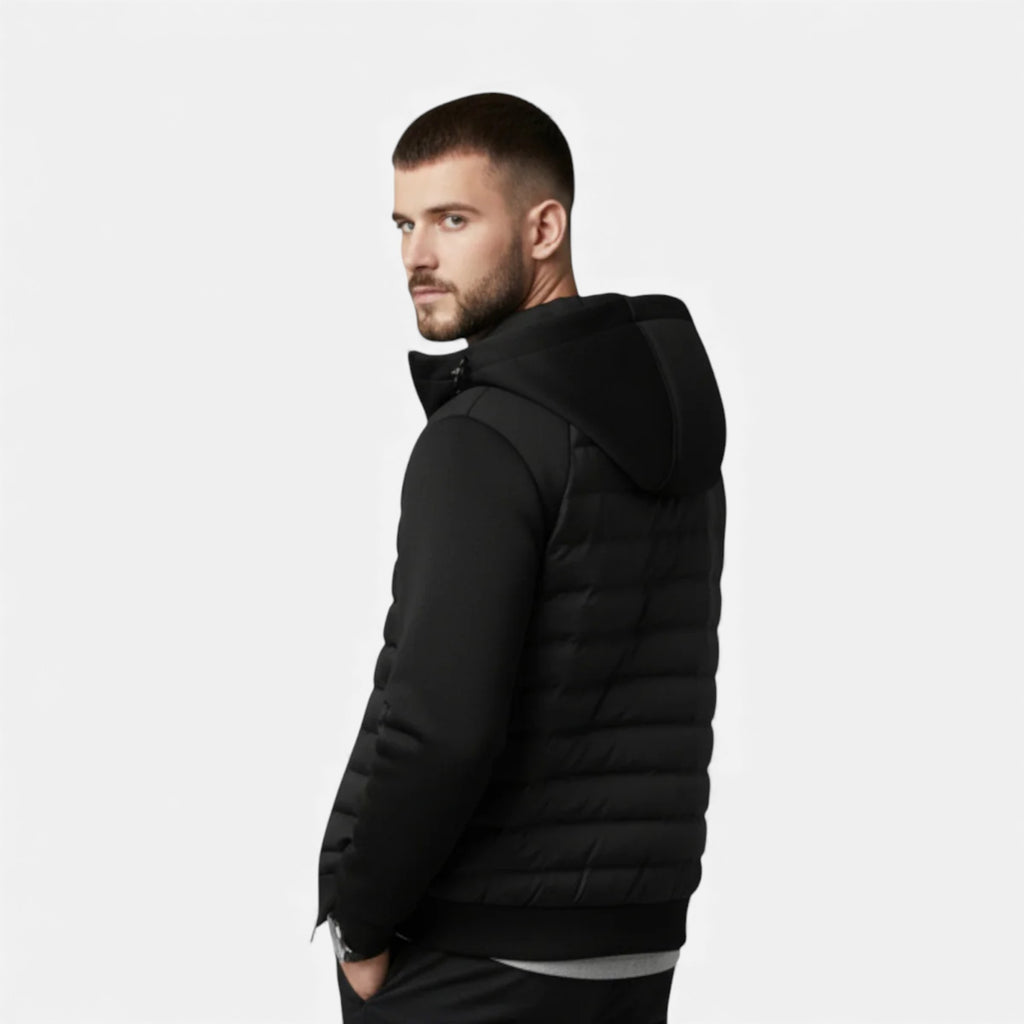 Old Cavendish | Men’s Hooded Quilted Down Jacket