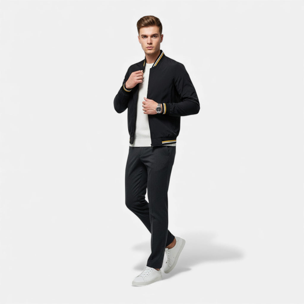 Old Cavendish | Men's Bomber Jacket – Effortless Rugged Luxury