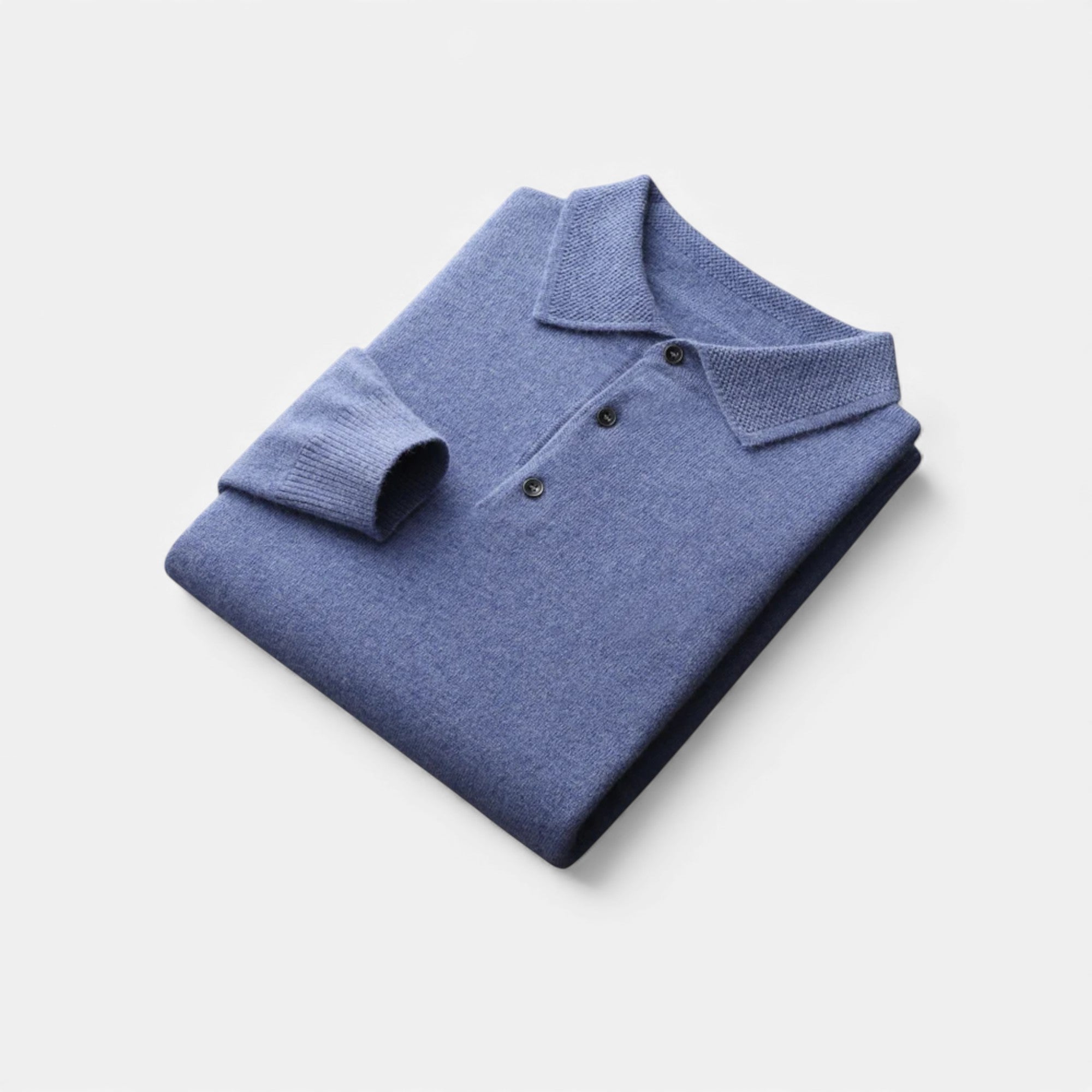 Old Cavendish | Men’s Merino Polo Sweater — Ivy League Knit