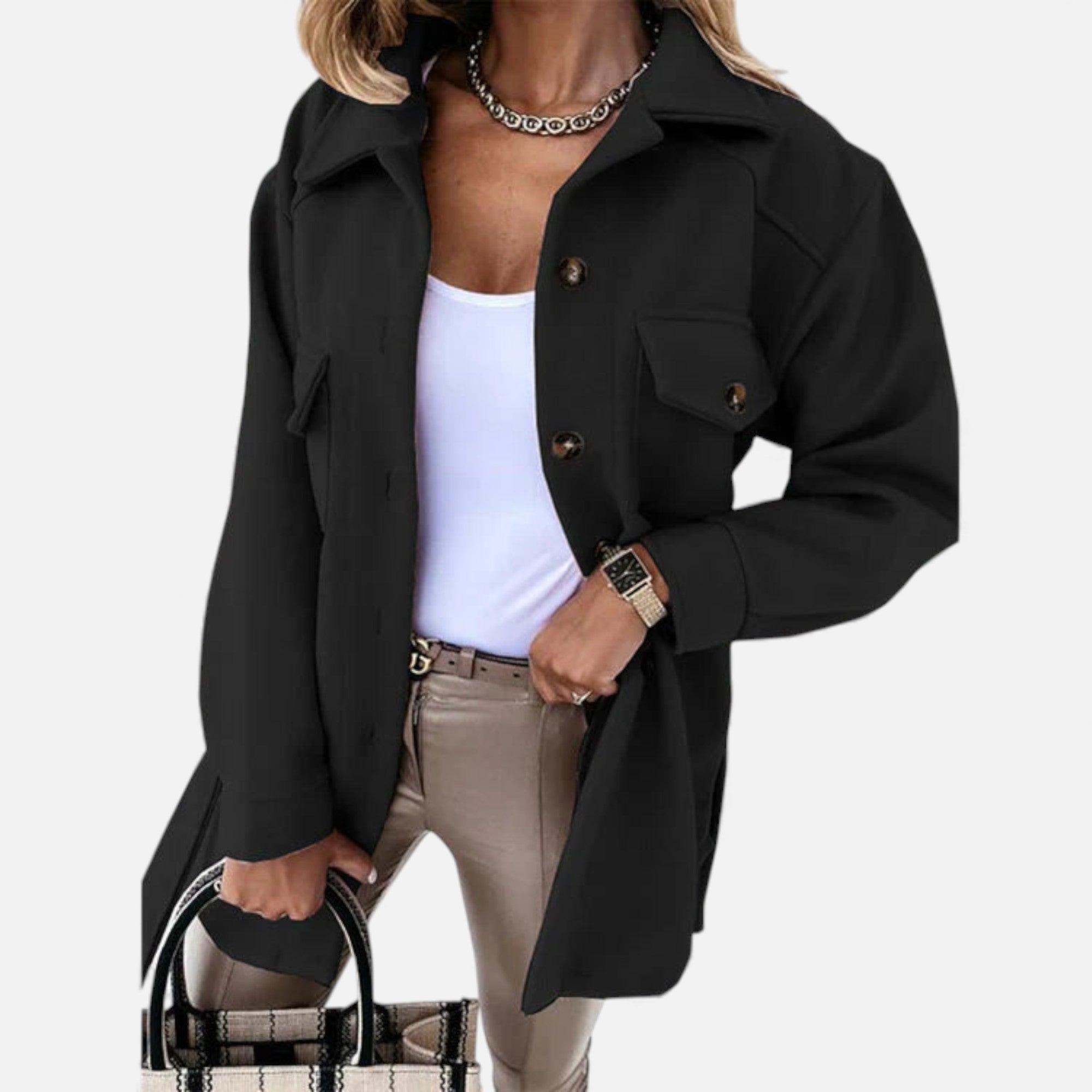 Old Cavendish | Women’s Overshirt Jacket – Heritage Button-Down Classic