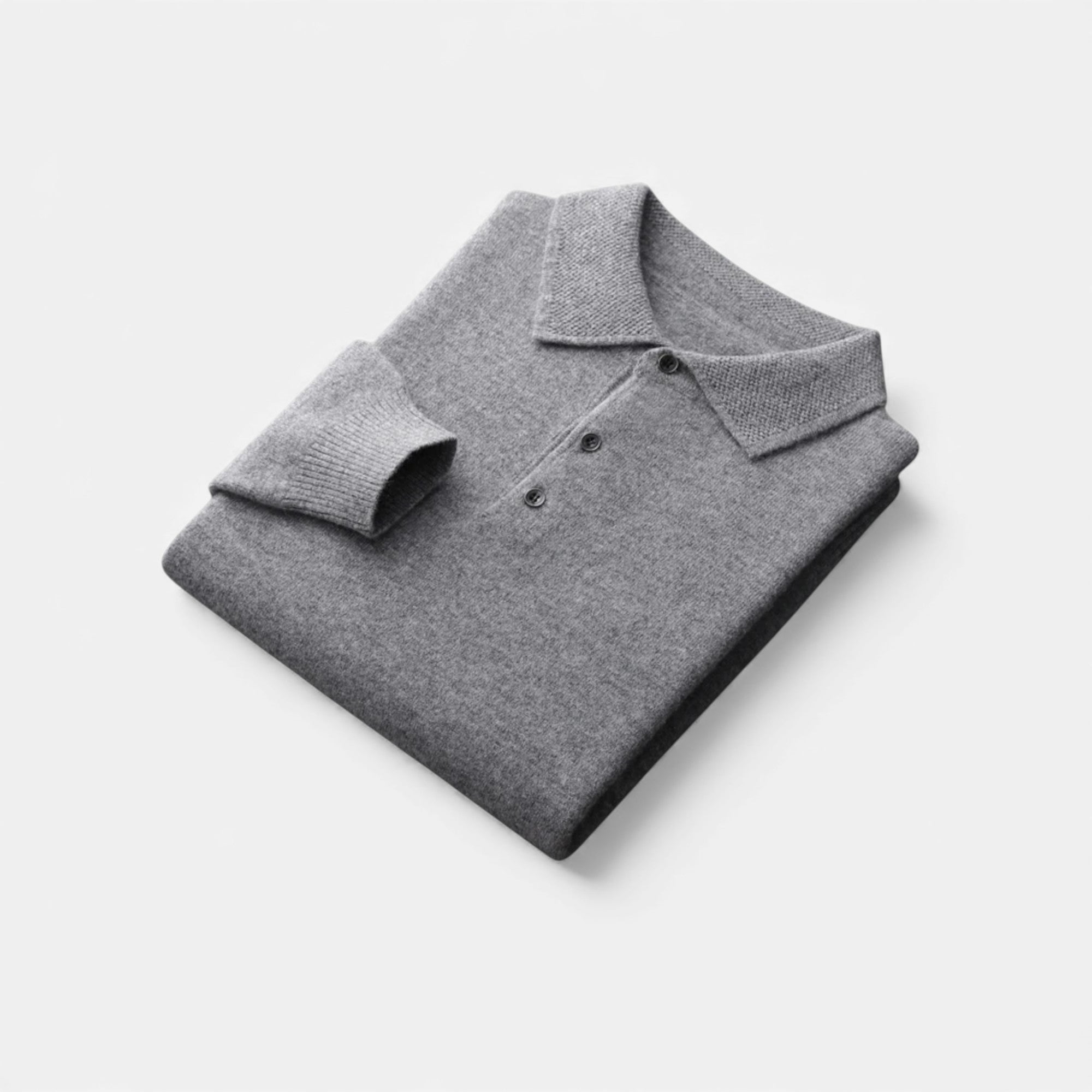 Old Cavendish | Men’s Merino Polo Sweater — Ivy League Knit