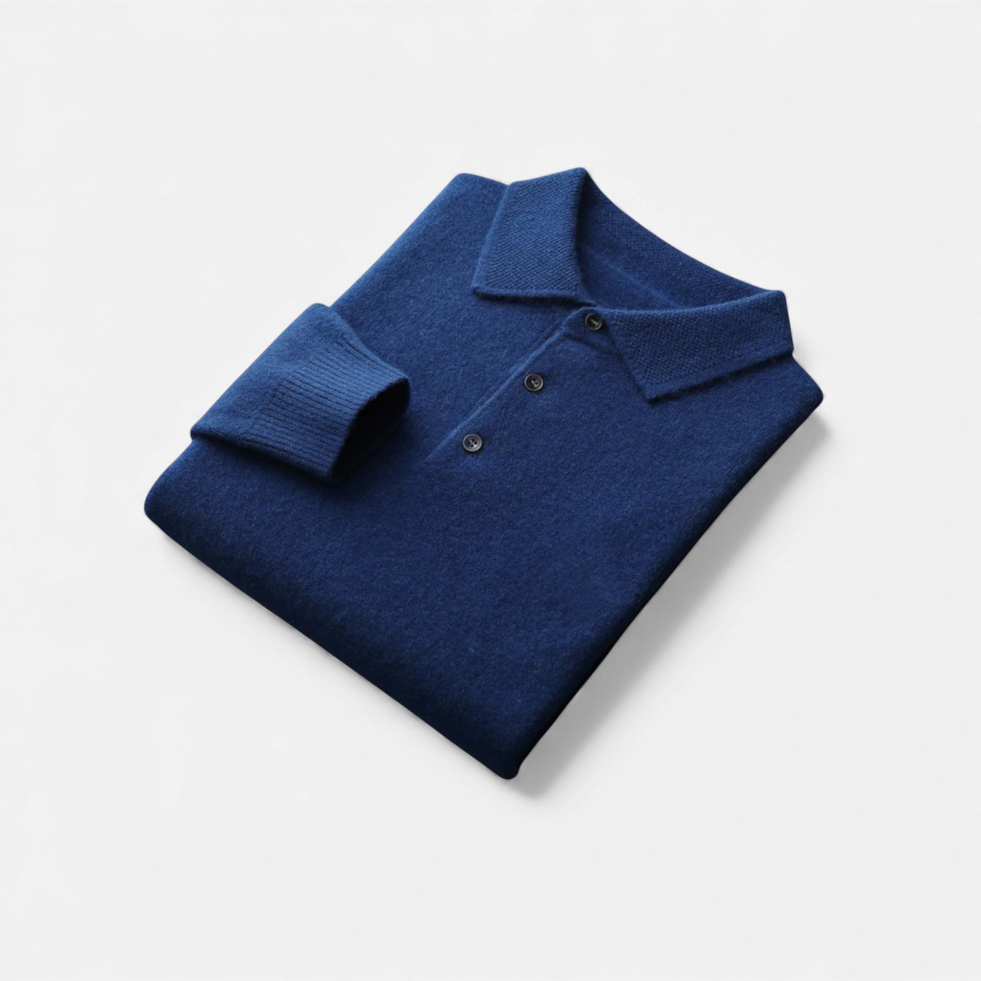 Old Cavendish | Men’s Merino Polo Sweater — Ivy League Knit